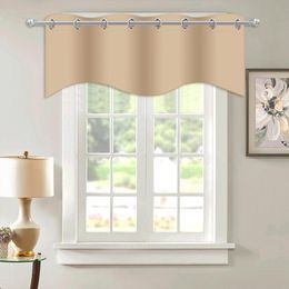 Multicolor Beauty Fine Crafted Decorative Blackout Drape Valance Polyester Curtain Perforated Household Supplies
