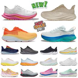 hokah Clifton 9 8 One One Bondi 8 Running Shoes hok Women Men Black Copper Cliftons 8 Eggnog hokka Bondi 8 Cyclamen Chalk Violet Sneaker Sports Womens Mens Trainers