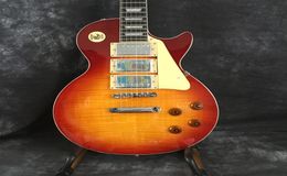 Whole top new arrival flame LP guitar maple top electric guitar 3 pickups Made in China 3234383