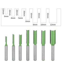 YUSUN Straight Bit Router Bit Carbide Cutters Woodworking Milling Cutter For Wood Bit Face Mill Wood Cutters End Mill