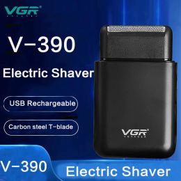 Shavers VGR V390 Electric Shaver Portable Trimmer USB Charge Mini Shaving Machine Cordless Operation Hair Trimmer Hair Tools V390