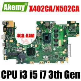 Motherboard X402CA X502CA Motherboard With I3 I5 I7 CPU 4GB RAM for ASUS X502C X402C F402C Laptop Motherboard X402CA X502CA Mainboard