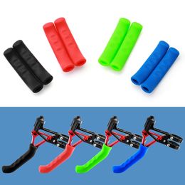 Bicycle Brake Handle Lever Cover Non-slip Silicone Handlebar Grip Cover MTB Fixed Gear Universal Type Brake Lever Protection