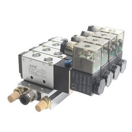 4v210-08 manifold value pneumatic valve 5/2 solenoid valve group valve island cylinder reversing valve pneumatic distributor