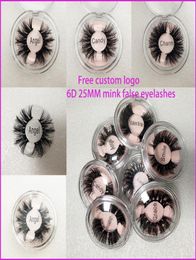 New 25mm Eyelashes 6D Mink Eyelash 25mm Long Individual Sexy False Eyelashes Mink Lashes Better 3d eyelash Extended Edition 16 sty5129159