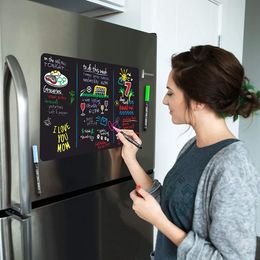 A2 Size Magnetic Blackboard Menu Chalkboard Calendar Fridge Sticker Dust-free Chalk Board Children Blackboard