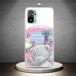 Teddy Me To You Bear Phone Case Coque For Xiaomi Redmi Note 12 11 11S 11T 11E 10 10S 9 9S 9T 8 8T 8 Pro Plus Global 7 Pattern