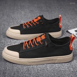 Casual Shoes For Men Spring Autumn Fashion Splicing Lace Up Vulcanized Skate Male Sneakers 2024