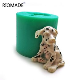 4 Style Spotted Dog Silicone Mould Animal Shape Cake Decorating Tools Handmade Candle Moulds Rabbit Monkey Chocolate Gorilla Mould