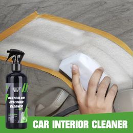 S21 Plastic Parts Refreshing Foam Spray Leather Cleaner Repair Neutral pH Car Interior Cleaning Dus-t Remover Car Detailing HGKJ