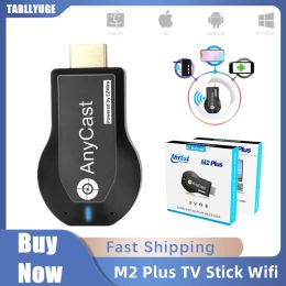 Box 1080P Wireless WiFi Display TV Dongle Receiver HDMIcompatible TV Stick M2 Plus for DLNA Miracast for AnyCast Airplay Android
