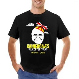 Men's Polos Kamekona's Helicopter Tours T-Shirt Graphics Kawaii Clothes Mens Graphic T-shirts