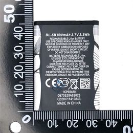 890mAh BL-5B BL5B BL 5B Lithium Phone Battery For Nokia 5300 5320 N80 N83 6120C 7360 3220 3230 5070 5208 Replacement Cell Phone