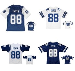 Stitched football Jerseys 88 Michael Irvin 1992 94 95 96 75th mesh Legacy Retired retro Classics Jersey Men women youth S-6XL