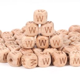 20pcs 12mm A-Z Natural Stone Wooden Letter Round Flat Alphabet Beads For Jewelry Making Spacer Beads Diy Bracelet Bracelet 15"