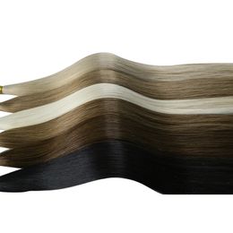 Ali Queen Brazilian Straight Bulk Hair Virgin Human Hair Extensions 12"-26" Natural Colour Blonde 613 Coloured Hair Bundles 50g