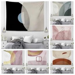Tapestries Customizable Wall Decoration Tapestry Beautiful Room Pink Accessories Hanging Large Nordic Fabric Home Autumn