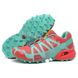 2024 women Running Shoes Sneakers Speed Cross 3.0 III CS mens lady casual shoes Black red white Dark blue apple green yellow trainers outdoor sports sneakers E41