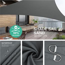 Triangle Sun Shade Sail Waterproof Garden Sail 5/3.6/3/2M Awning Canopy for Outdoor Garden Patio Pergola Sunshade Cloth Big Tent