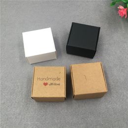 50pcs/lot Small Kraft Cardboard Packing Gift box MiNi Lovely Aircaft Paper Box Handmade soap Packing Box