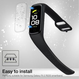 New Soft TPU Clear Smartband Protective Film For Samsung Galaxy Fit 2 SM-R220 Smart Wristband Fit2 R220 Screen Protector Cover