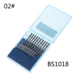 10 PCS Rapid Steel Rotary BS1010 BS1018 BK3010 Plastic Aluminium Corner Crack Deburring Trimming Tools