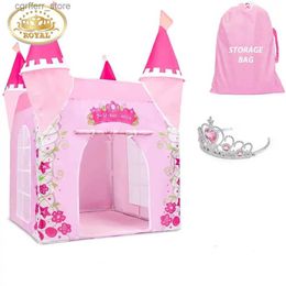 Toy Tents Child Toys Tents Princess Castle Play Tent Girl Princess Play House Indoor Outdoor Kids Housees Play Ball Pit Pool Playhouse L410