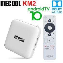 Box Mecool KM2 Smart TV Box Android 10 Google Certified TVBox 2GB 8GB Dolby BT4.2 2T2R Dual Wifi 4K Media Player