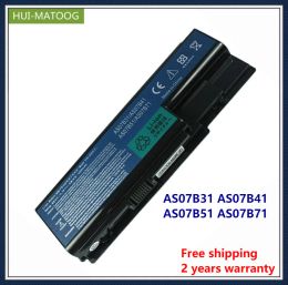 Batteries AS07B41 AS07B51 Laptop Battery For Acer AS07B31 AS07B71 Aspire 5220 5710 7220 8730 8930 Series 10.8V/11.1V 4400mAh