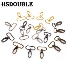 5pcs/pack 15/20/25/32mm/38mm Metal Snap Hook Lobster Clasp Collar Carabiner Belt Buckles DIY KeyChain Bag Part Accessories