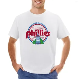 Men's Polos Phillies The Bell T-Shirt Tops Anime Mens T Shirt