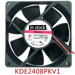 Pads Original 100% working silent quiet 80mm cooling fan New For Sunon KDE2408PKV1 24V 1.7W 8020 8 cm inverter fan