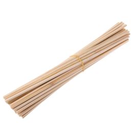 2024 New 50Pcs Wooden Plants Grow Support Bamboo Sticks Garden Flower Support Stick Cane