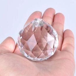 Decorative Figurines 5/10pcs 30mm Feng Shui Faceted Decorating Crystal Ball Prisms Chandelier Lamp Parts Suncatcher Window Home Wedding