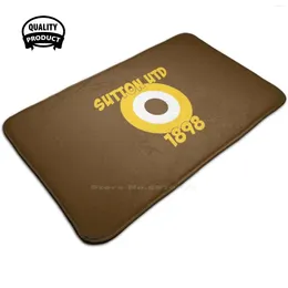 Carpets Sutton Utd Roundel Comfortable Door Mat Rug Carpet Foot Pad United Non League Football Soccer Gandermonium