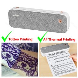 Printers Tattoo Stencil Transfer Printer Machine 5/20/50 Sheets Tattoo Transfer Paper Thermal Stencil Maker Line Drawing Printing Copier