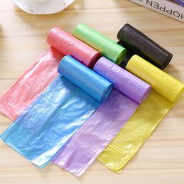 One Roll of 20 High-quality Garbage Bags Garbage Bag Storage Kitchen Garbage Bin Household Disposable PE Pull Rope Handle