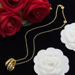 Designer Fashion Luxury necklace high quality Jewellery chains necklaces for women and mens party Gold jewellery wedding party gift