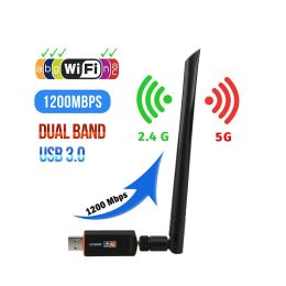 Cards 1200Mbps Wireless Wifi Adapter 802.11n/g/a/ac 2.4G&5G Wifi Antenna Internal ETHERNET Adaptador Wifi for Laptops Desktop