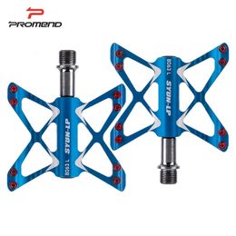 PROMEND Non-slip Mtb Pedals Bearing Mountain Bike Pedals for Bicycle Aluminium Alloy Ultralight Cycling Pedals Bike Accessories