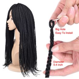 TOMO 14 18 22'' Medium Box Braid Crochet Hair Extensions Synthetic Crochet Braids 22Roots/Pack Soft Braiding 8Packs