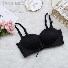 Bras Seamless Sexy Bras for women Fashion Push Up Bra wire Free Lingerie Massage Underwear Bra One Piece Solid Color Bra 240410