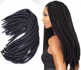 faux locs Braids 24 Strands Crochet Dreadlock Braids Hair Extensions Crochet synthetic Braid hair9928496