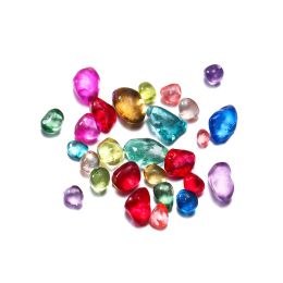 20g Mixed 3-8mm Colourful Crystal Glass Crushed Stone Resin Fillings for DIY Epoxy Resin Filler Nail Art Craft Home Decor