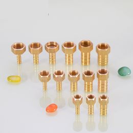 Brass Hose Fitting 6/8/10/12/14/18mm Barb Tail 1/8" 1/4" 3/8" BSP Female Thread Copper Connector Coupler Adapter
