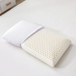 LISM TOP Quality Natural Latex Adults Bedding Vertebrae Massage Pillow Health Neck Bonded Head Care Memory Pillow