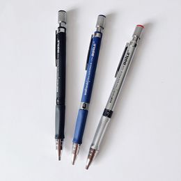 2+3Pcs Thick-headed Mechanical Pencil 2B Automatic Pen For Students Non-Toxic Mechanical Pencil For Beginners Continuous Core