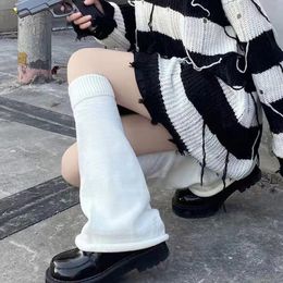 Winter Leg Warmers Gothic Lolita Knit Socks Boot Socks Women Legs Warmers Japanese Jk Anime Gothic Style Legging