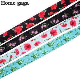 D3242 Small Flower Neck Strap Lanyards for Key ID Card Gym Cell Phone Straps USB Badge Holder DIY Hanging Rope Webbing Lanyard