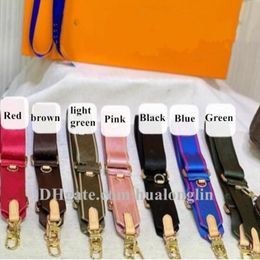 Fashion Designer Woman bag strap belt straps handbag purse original box with letters flowers hook hanger whole discount263q